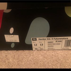 Harden Vol 5 Futurenatura - Size 12. Worn 2x
